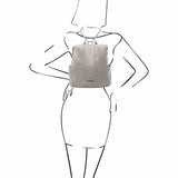 TL Bag - Soft leather backpack - convertible 2-in-1 backpack shoulder bag | TL142138