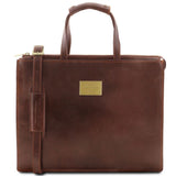 Palermo - Italian leather briefcase 3-compartment for women | TL141343