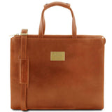 Palermo - Italian leather briefcase 3-compartment for women | TL141343