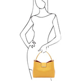 Clio - Palmellato leather bucket bag | TL141690