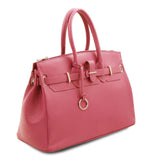 TL Bag - Leather handbag with golden hardware | TL141529