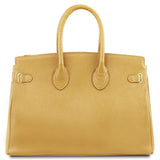 TL Bag - Leather handbag with golden hardware | TL141529