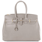 TL Bag - Leather handbag with golden hardware | TL141529