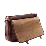 Ventimiglia - Leather multi compartment TL SMART briefcase with front pockets | TL142069