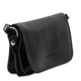 Carmen - Leather shoulder bag with flap | TL141713