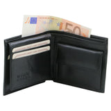 Exclusive 3 fold leather wallet for men with coin pocket | TL141377