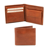 Exclusive 3 fold leather wallet for men with coin pocket | TL141377