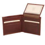 Exclusive leather tri fold wallet for men | TL141353