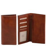 Exclusive vertical 2 fold leather wallet for men | TL140777
