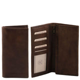 Exclusive vertical 2 fold leather wallet for men | TL140777