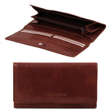 Exclusive leather accordion wallet for women | TL140787