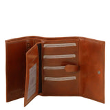 Exclusive 4 fold Italian leather wallet for women | TL140796