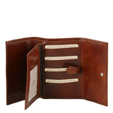 Exclusive 4 fold Italian leather wallet for women | TL140796