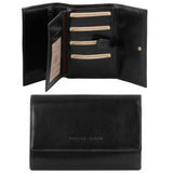 Exclusive 4 fold Italian leather wallet for women | TL140796