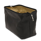 Smarty - Matte leather toiletry bag - Large size | TL141219