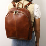 Canberra - 2 Compartment leather backpack | TL142460