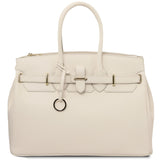 TL Bag - Leather handbag with golden hardware | TL141529