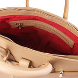 TL Bag - Leather handbag with golden hardware | TL141529