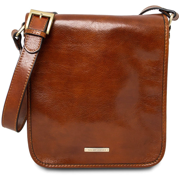 TL Messenger - Two compartment leather shoulder bag | TL141255