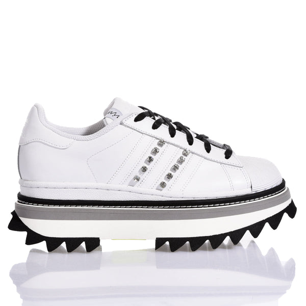 Adidas Superstar Fusion White Crystal