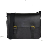 Tracolla Uomo donna Unisex in vera pelle e jeans 30 x 40 x 10  made in italy  2b