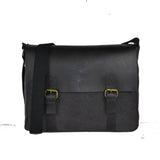Tracolla Uomo donna Unisex in vera pelle e jeans 30 x 40 x 10  made in italy  2b