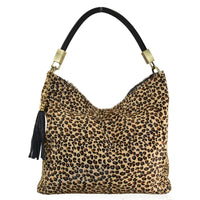 Borsa a tracolla  in pelle cavallino leopardo zebra made in italy Zeta Shoes