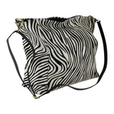 Borsa a tracolla  in pelle cavallino leopardo zebra made in italy Zeta Shoes