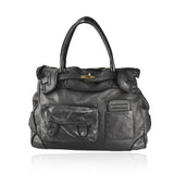 Borsa a spalla donna in vera pelle effetto vintage tinto lavato in capo ZETA SHOES