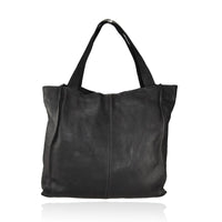 Borsa da spalla  in vera pelle effetto vintage tinto lavato in capo made in italy