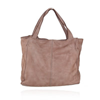 Borsa a spalla con tracolla in vera pelle  effetto vintage tinto lavato in capo made in italy
