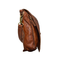 Borsa a tracolla  pochette in pelle vintage made in italy Zeta Shoes