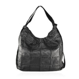 Borsa da spalla convertibile in zaino effetto vintage tinto lavato in capo ZETA SHOES