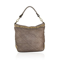 Borsa a tracolla  in vera pelle effetto vintage tinto lavato in capo 28 x H 30  x 2 Dimensioni  : 32 x H26 x 12