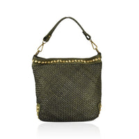 Borsa a tracolla  in vera pelle effetto vintage tinto lavato in capo 28 x H 30  x 2 Dimensioni  : 32 x H26 x 12