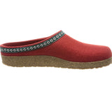 Pantofole Grizzly  HAFLINGER Franzl 7110010211 Rubin ROSSO  In Feltro Lana