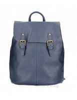 Zaino in vera pelle effetto vintage made in italy