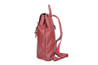 Zaino in vera pelle effetto vintage made in italy