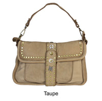 Borsa a tracolla in vera pelle effetto vintage tinto lavato in capo made in italy