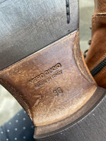 Anfibio ZETA SHOES in vera pelle made in italy Marrone