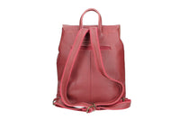 Zaino in vera pelle effetto vintage made in italy
