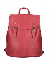 Zaino in vera pelle effetto vintage made in italy