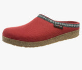 Pantofole Grizzly  HAFLINGER Franzl 7110010211 Rubin ROSSO  In Feltro Lana