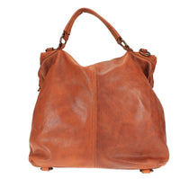 Zaino convertibile in borsa a mano in vera pelle  effetto vintage tinto lavato in capo made in italy