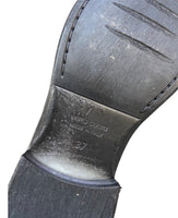 Stivali ZETA SHOES donna camperos in vera pelle fatti a mano tacco basso made in Italy NERO